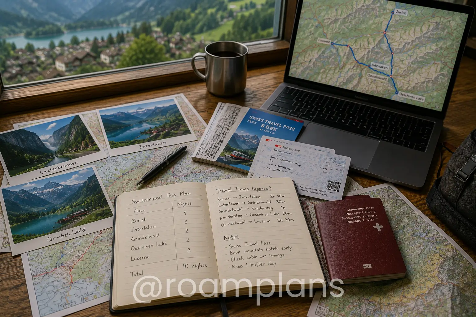 Traveler deciding how many destinations to include in one trip