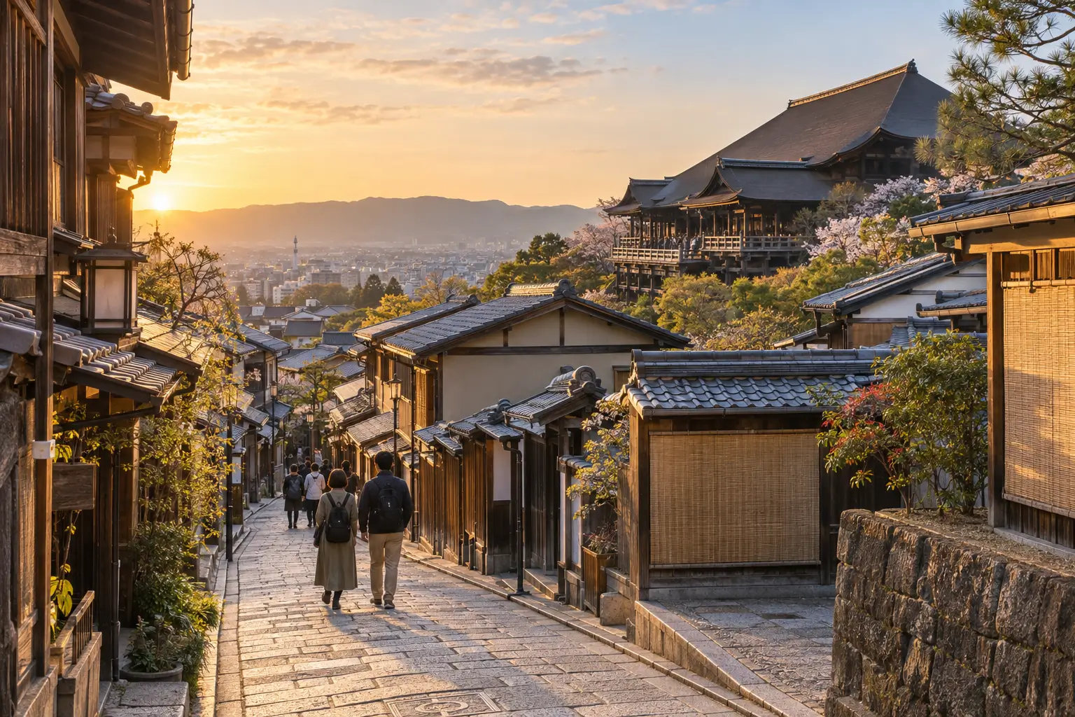 Arashiyama bamboo and riverside scenery in western Kyoto