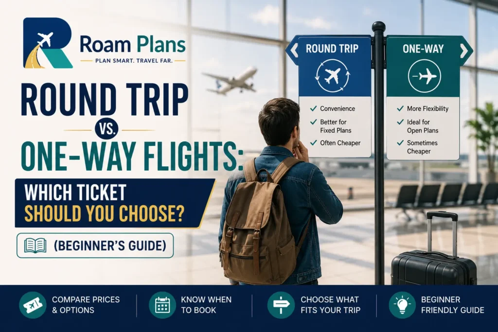 Round Trip vs. One-Way Flights feature image
