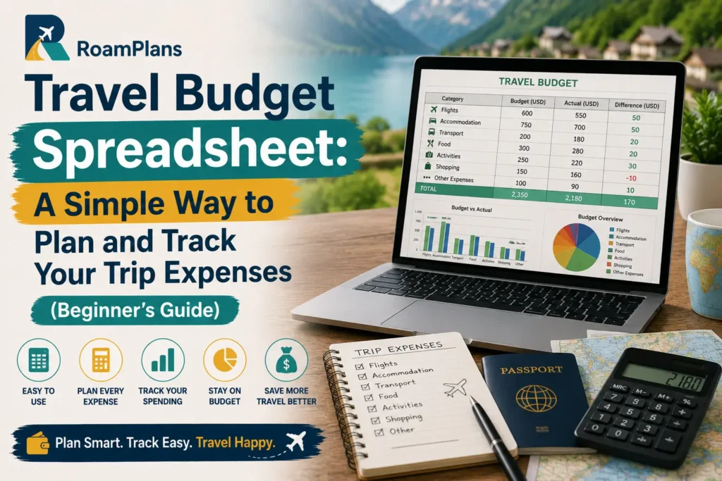 Travel Budget Spreadsheet feature image