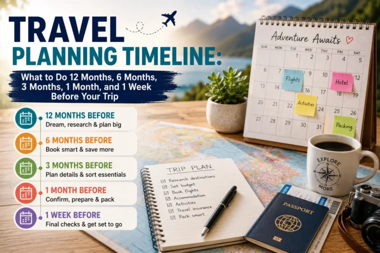 Travel Planning Timeline feature image