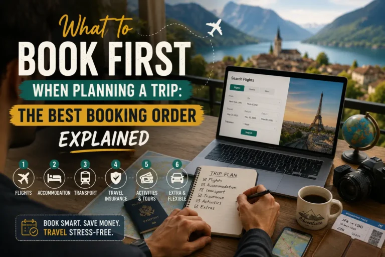 What to Book First When Planning a Trip feature image