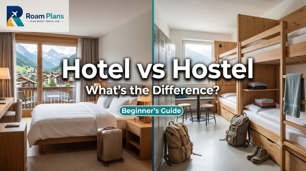Hotel vs Hostel feature image