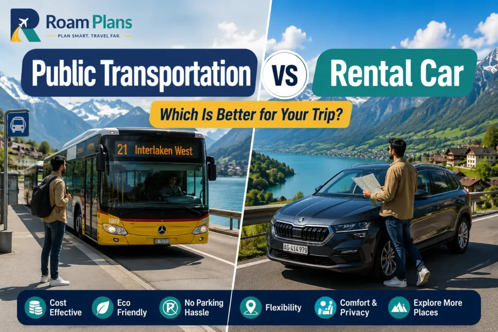 Public Transportation vs Rental Car feature image
