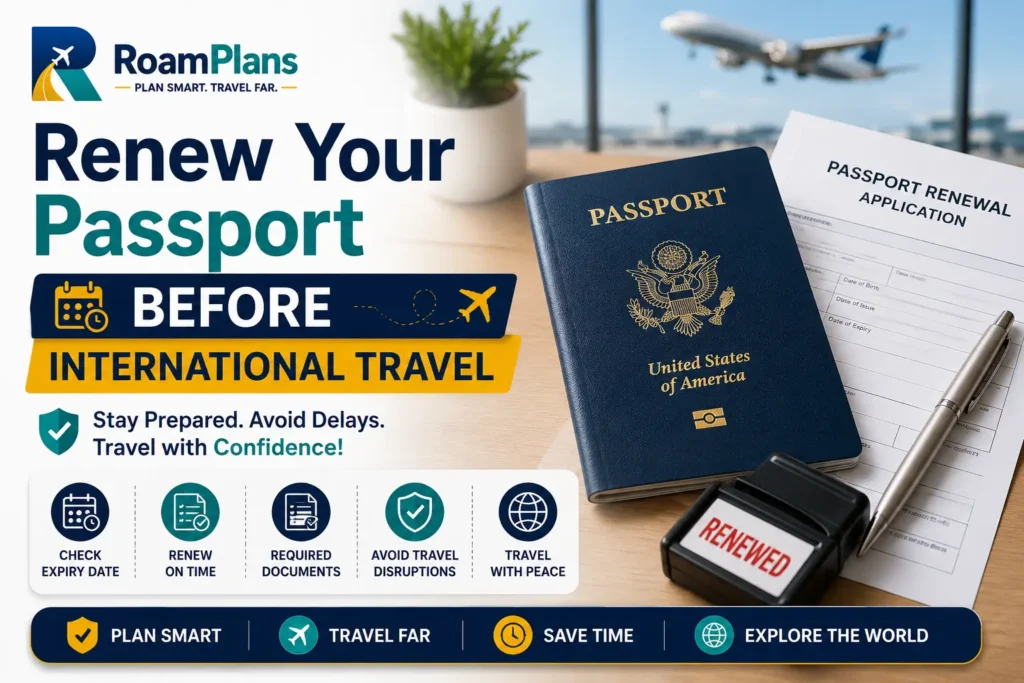 Renew Your Passport Before International Travel feature image
