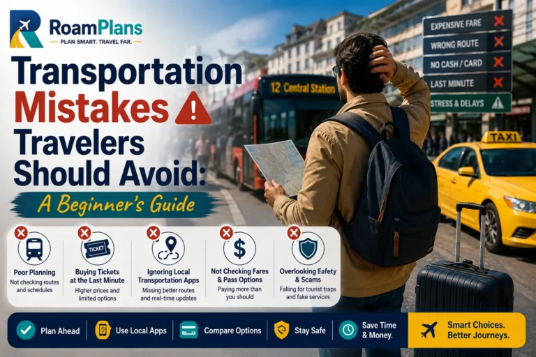 Transportation Mistakes Travelers Should Avoid feature image